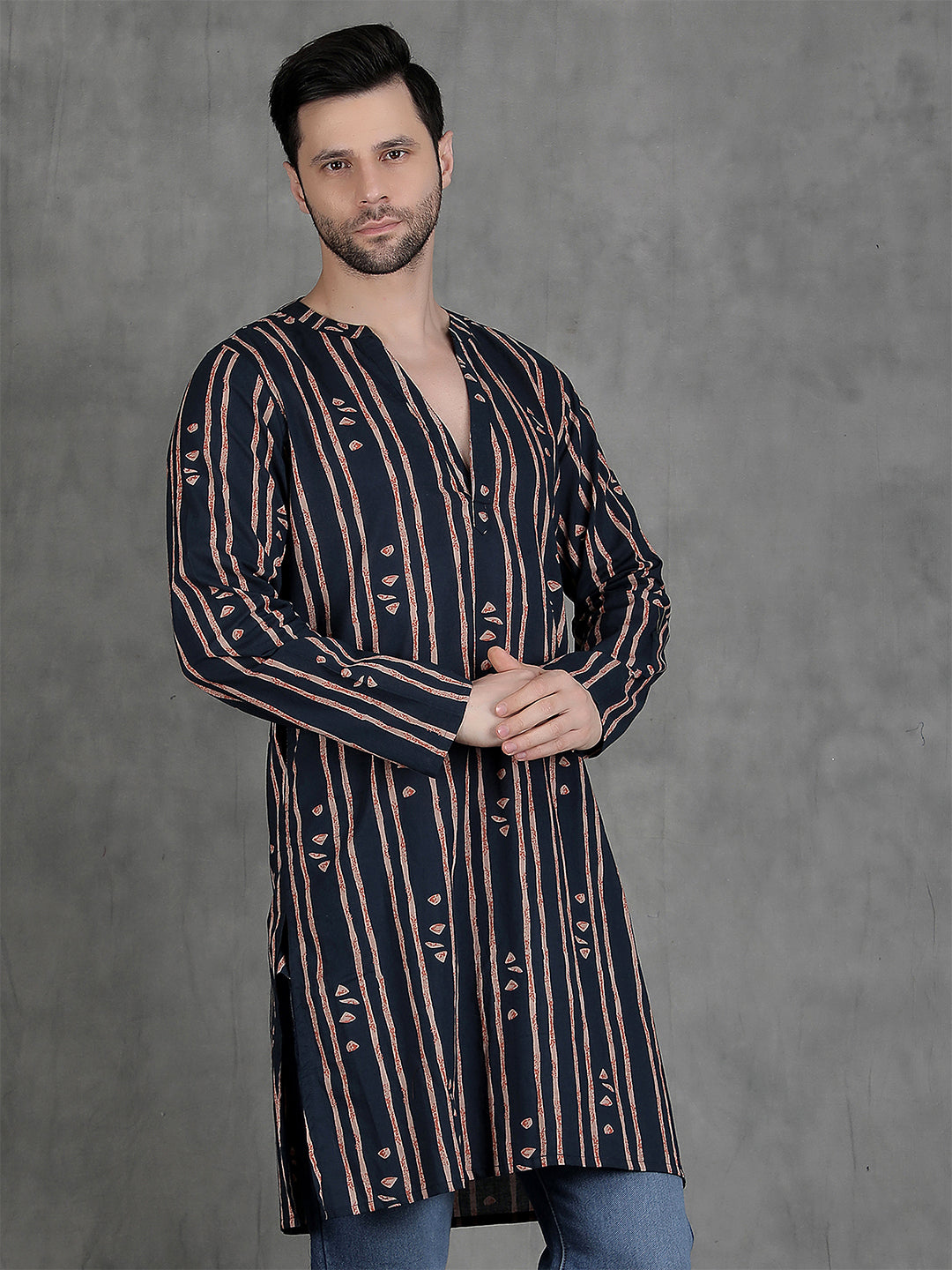 Straight Printed Cotton Kurtas
