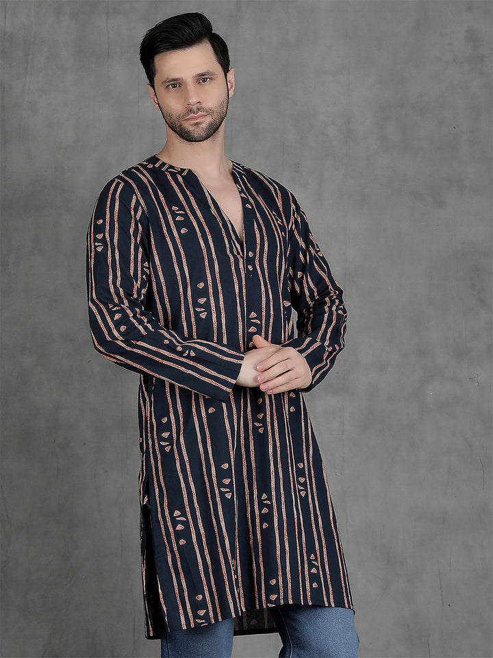 Straight Printed Cotton Kurtas