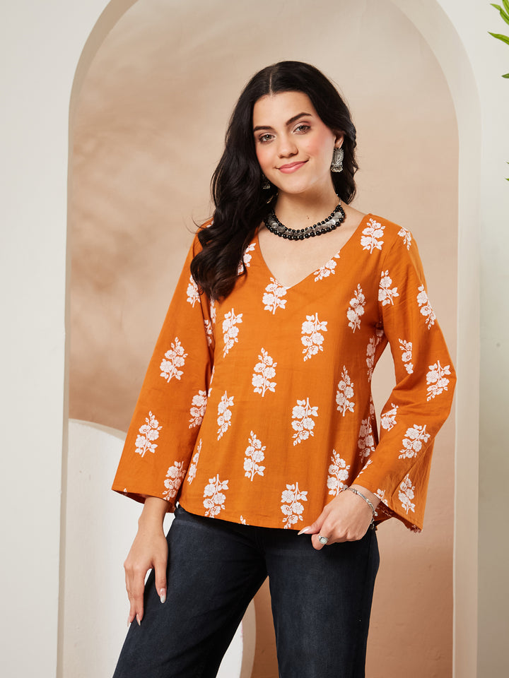 Cotton Printed Top