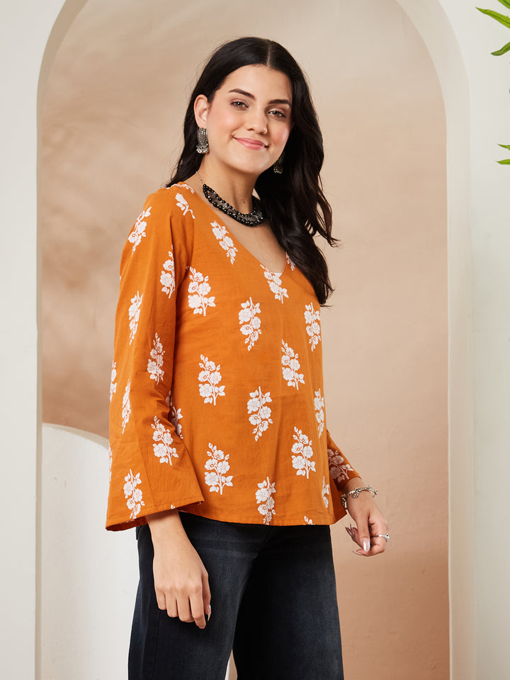 Cotton Printed Top