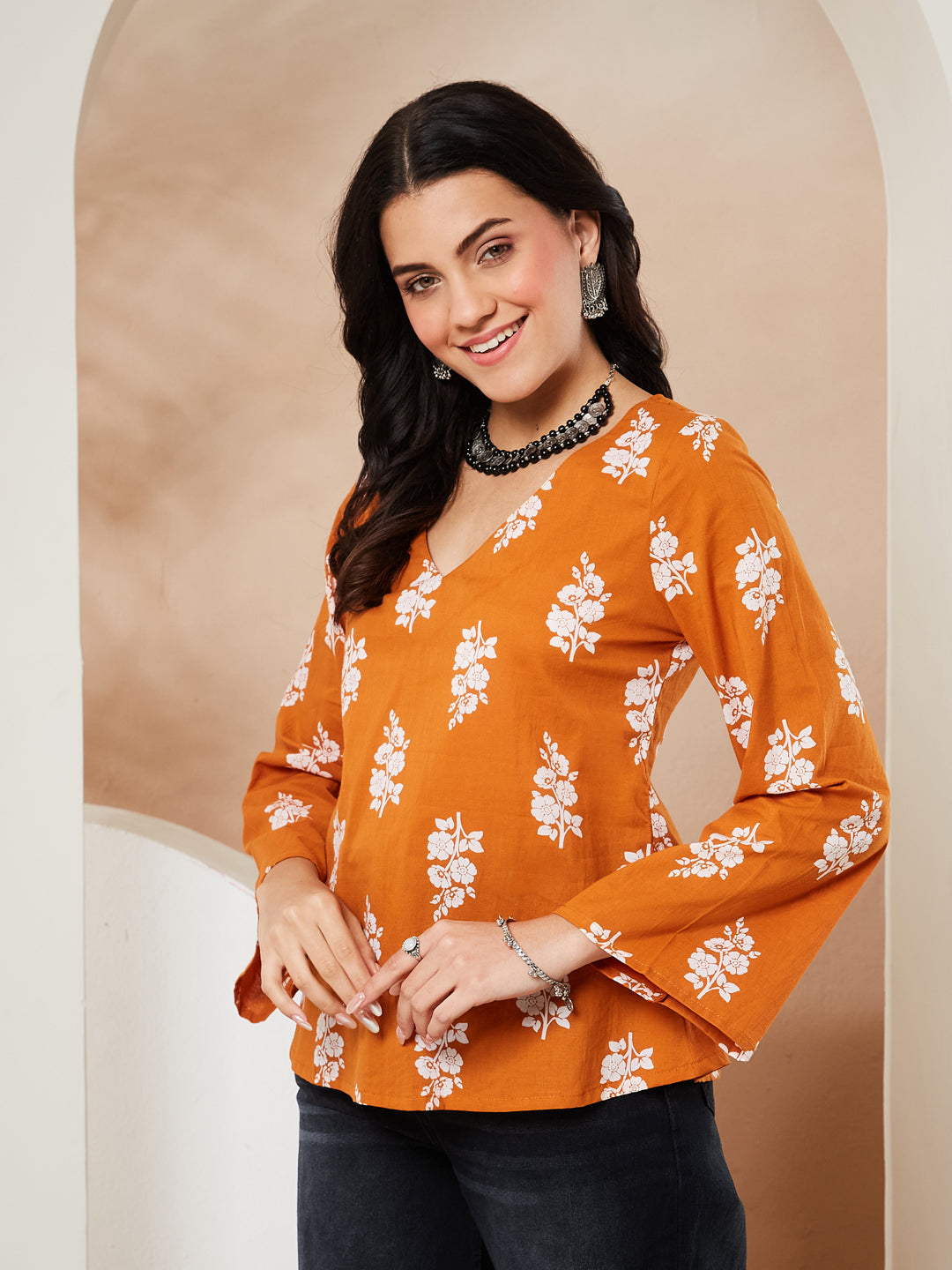Cotton Printed Top
