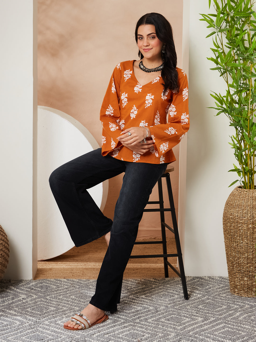 Cotton Printed Top