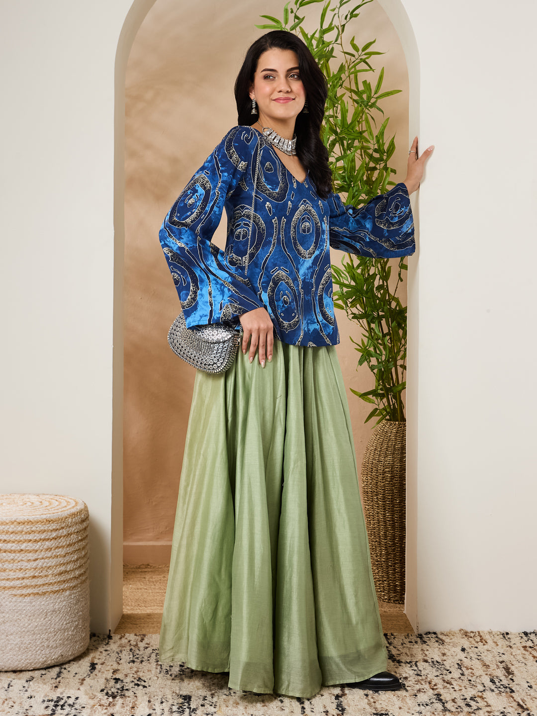 Viscose Rayon Printed Top