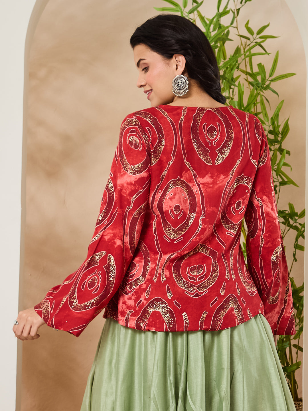 Viscose Rayon Printed Top