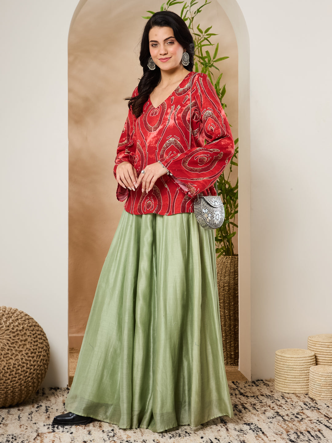 Viscose Rayon Printed Top