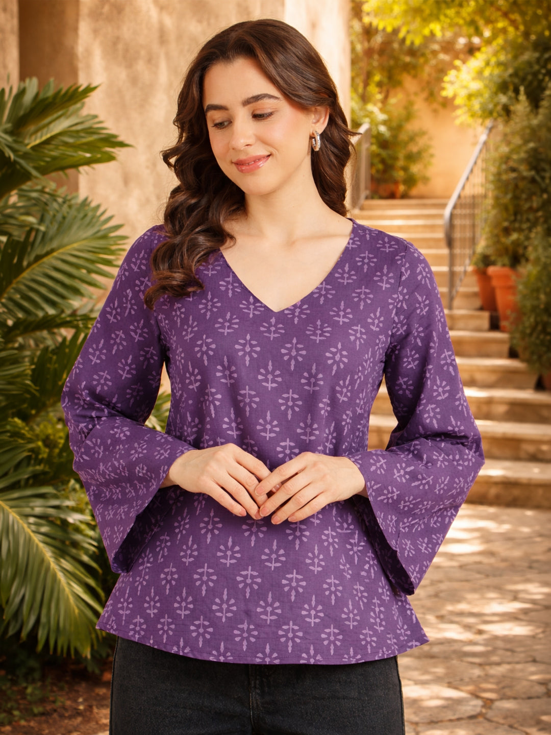 Cotton Printed Top