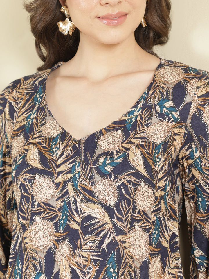 Viscose Rayon Printed Top