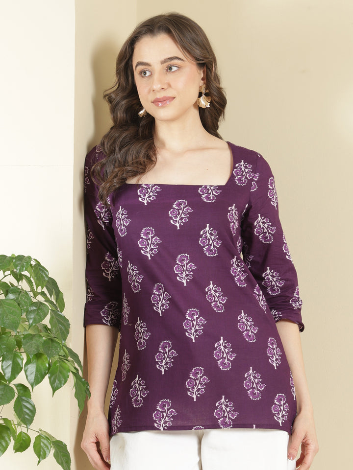 Cotton Printed Top