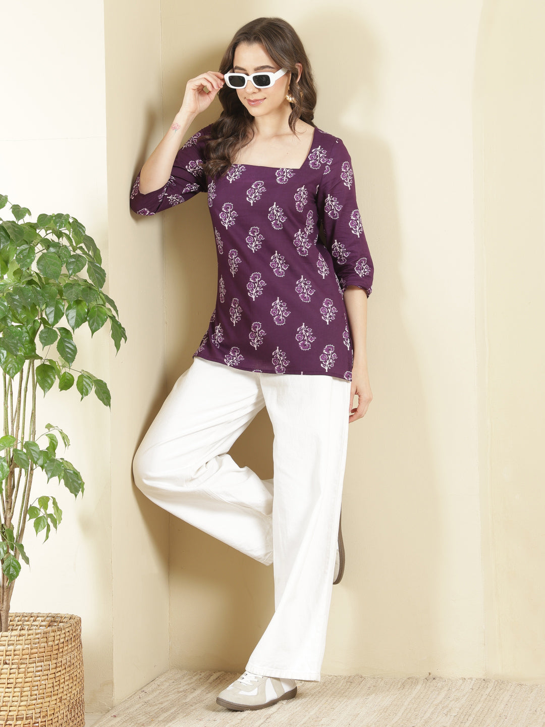 Cotton Printed Top
