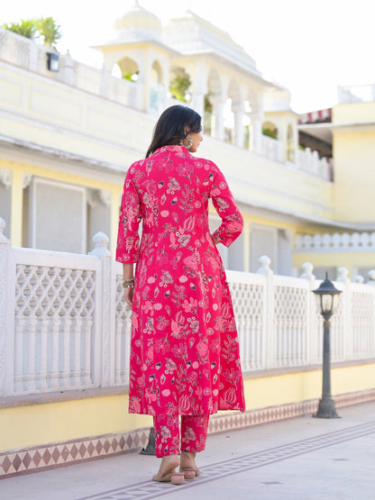 Floral Printed Rayon Co-Ord Set (Pre-Order)