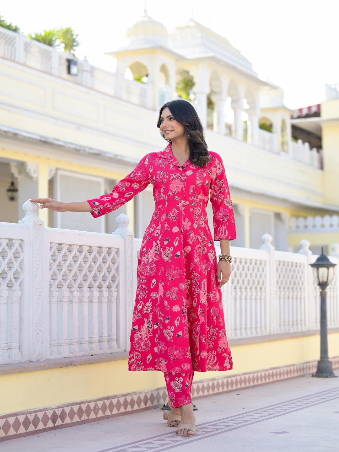 Floral Printed Rayon Co-Ord Set