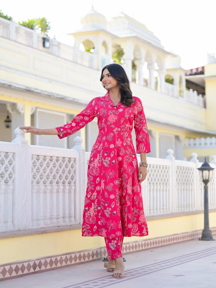 Floral Printed Rayon Co-Ord Set