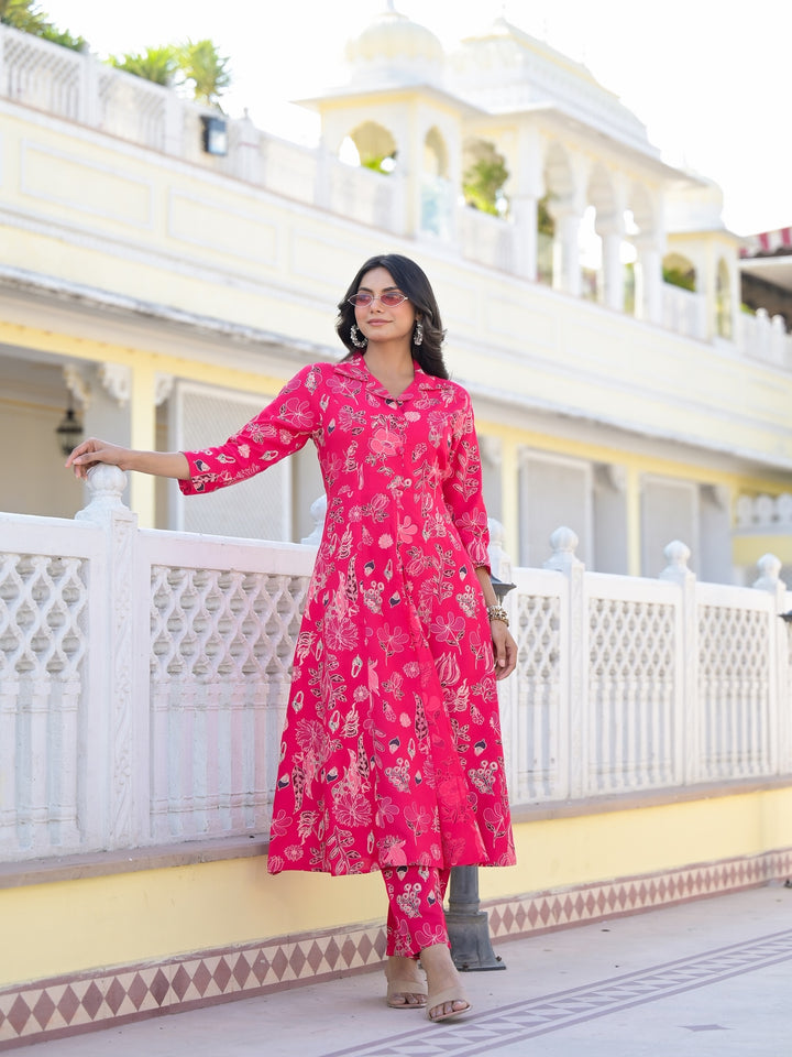 Floral Printed Rayon Co-Ord Set