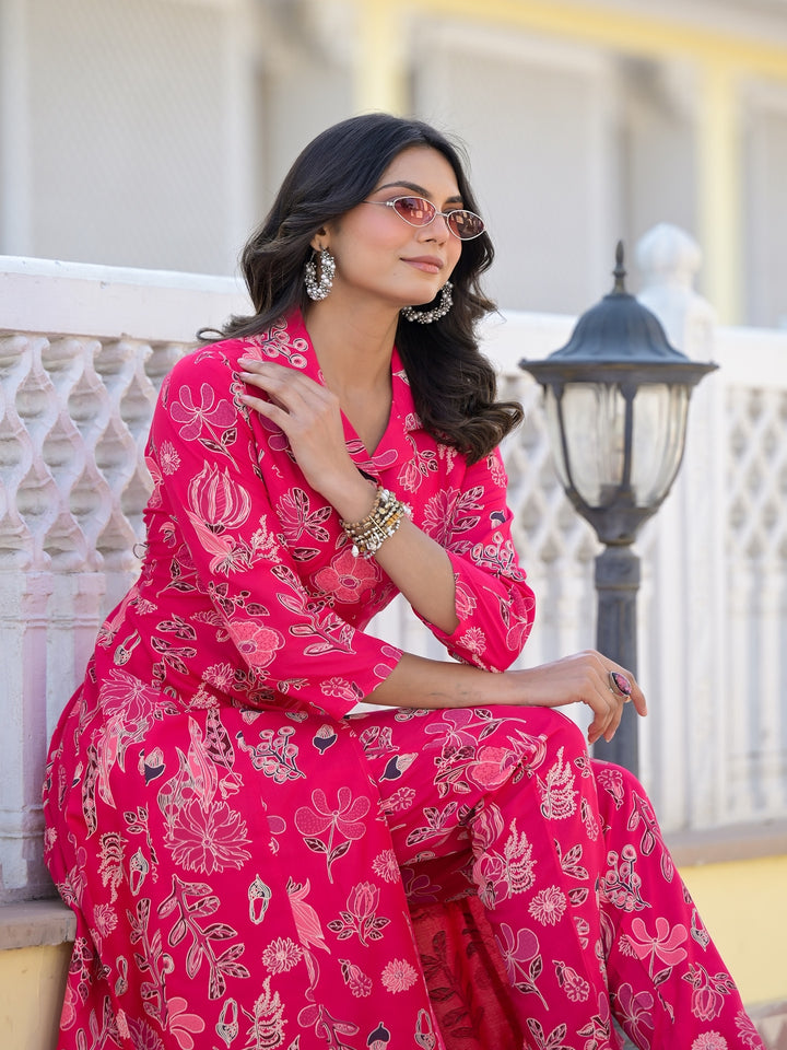 Floral Printed Rayon Co-Ord Set