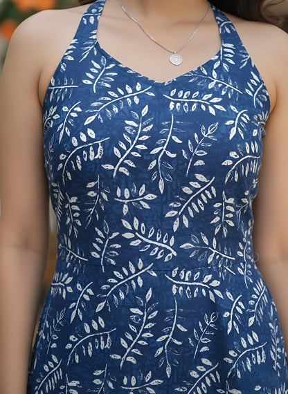 Printed Stylish Back Straight Sleeveless Kurta