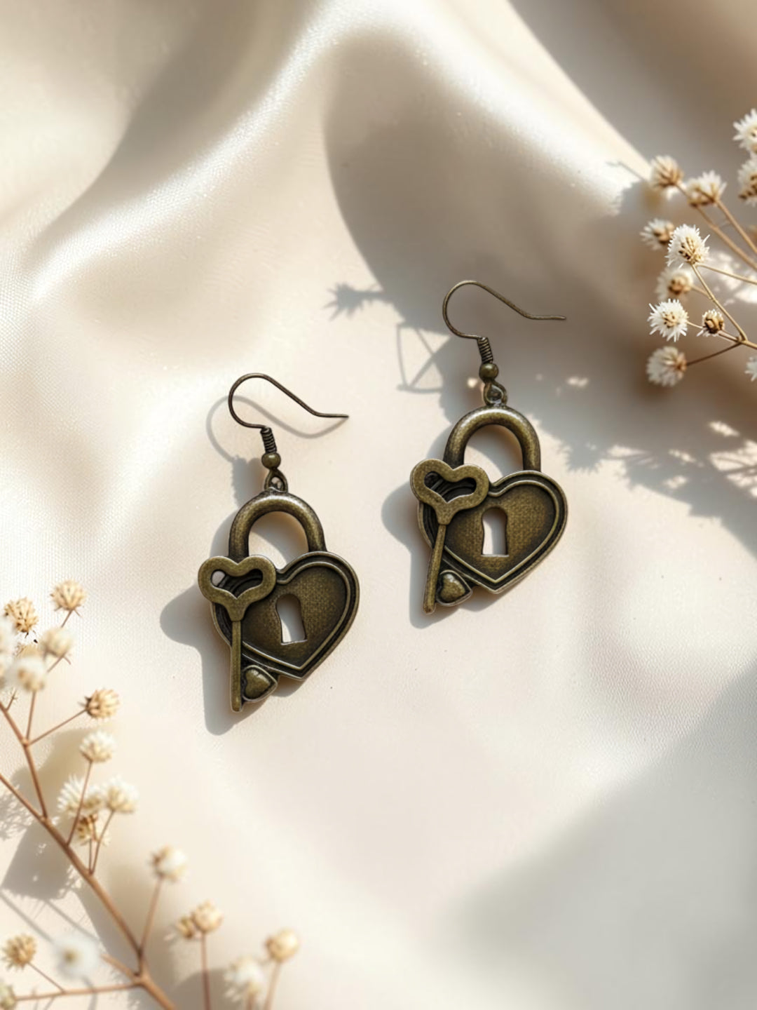 Oxidized Silver Plated Peacock Chandbali Earrings Brass  Drop Earrings