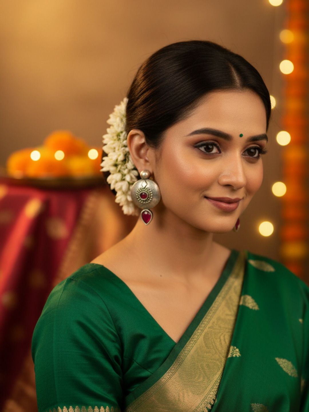 Silver Oxidised Brass Earring Brass Drops &amp; Danglers, Jhumki Earring