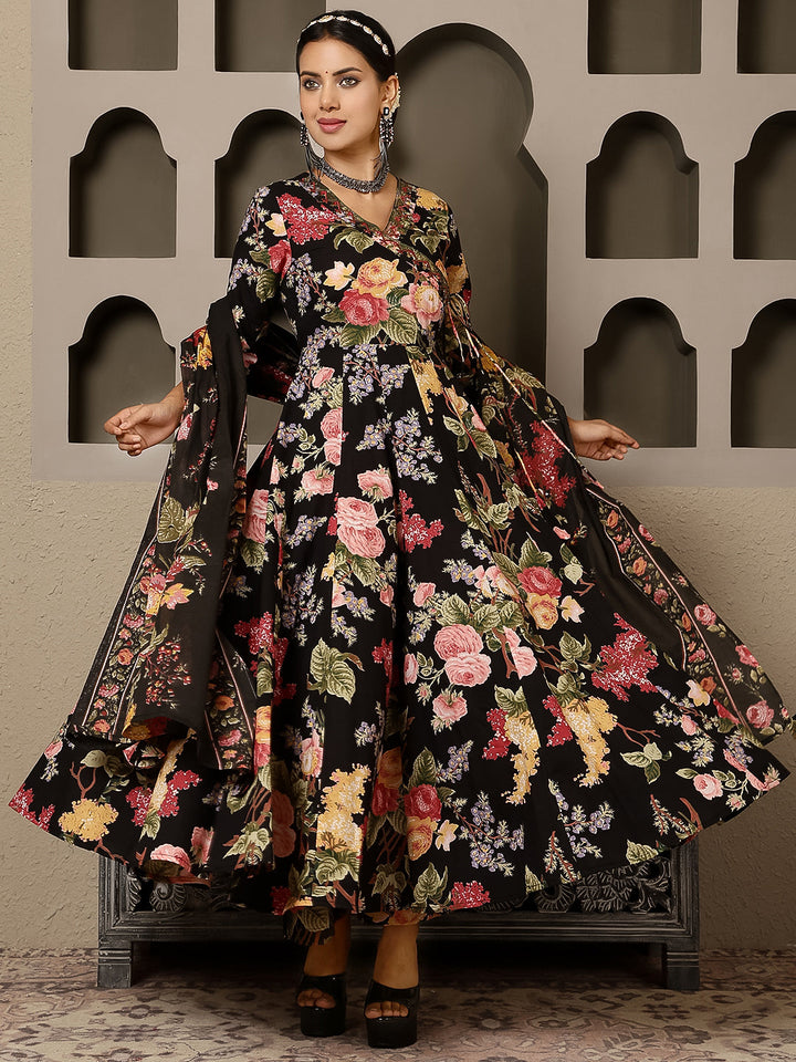 Gulmohar Jaipur black cotton printed kurta – wholesale manufacturer &amp; exporter from India