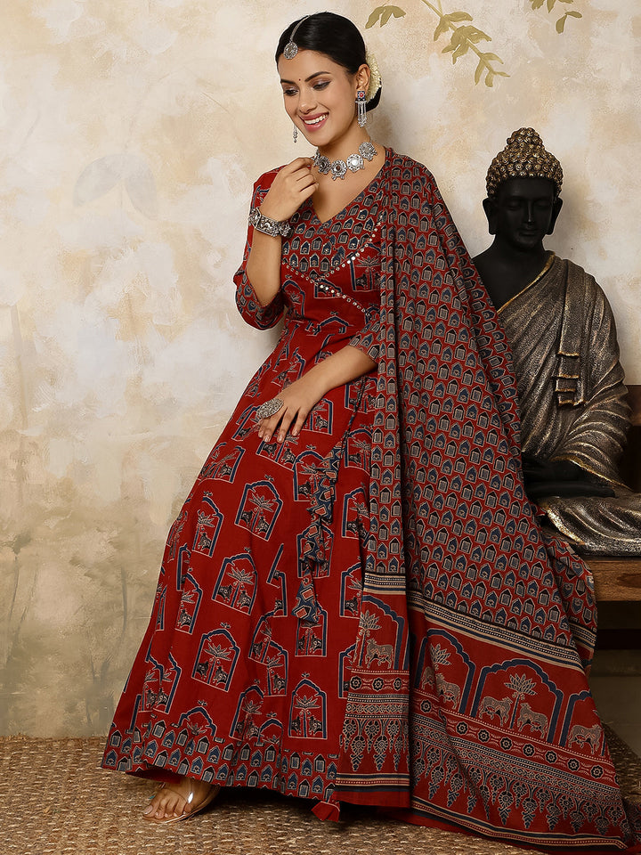 Gulmohar Jaipur black cotton printed kurta – wholesale supplier