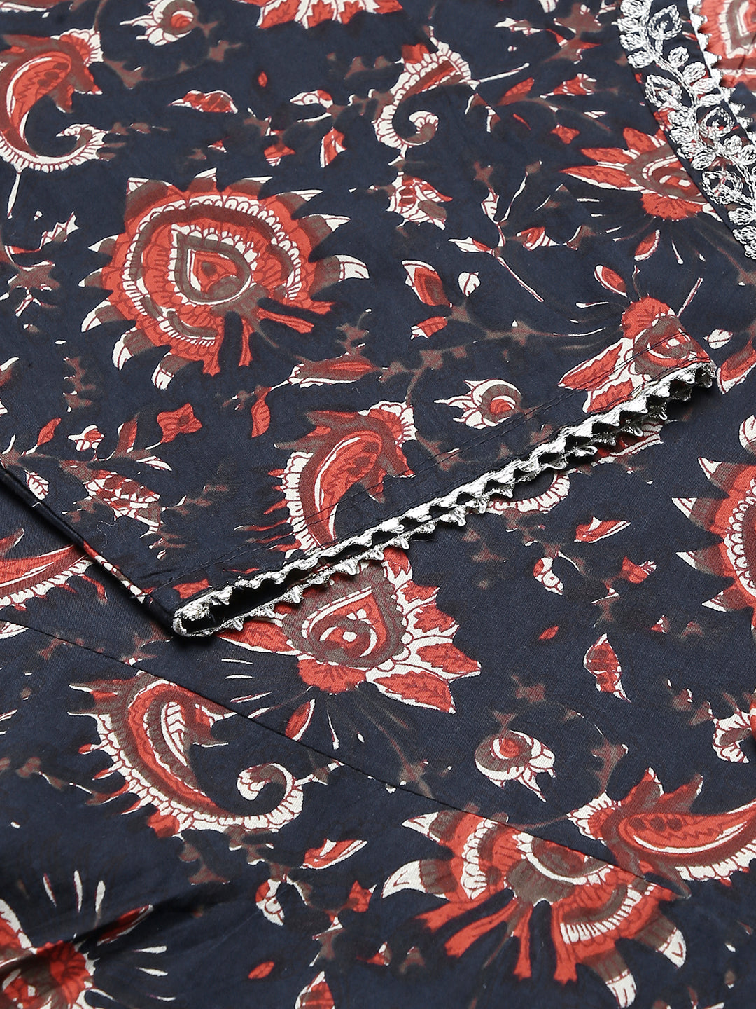 Kalamkari Printed Cotton Anarkali Kurta (Pre-Order)