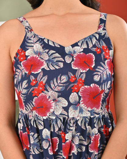Multicolour Printed Dress