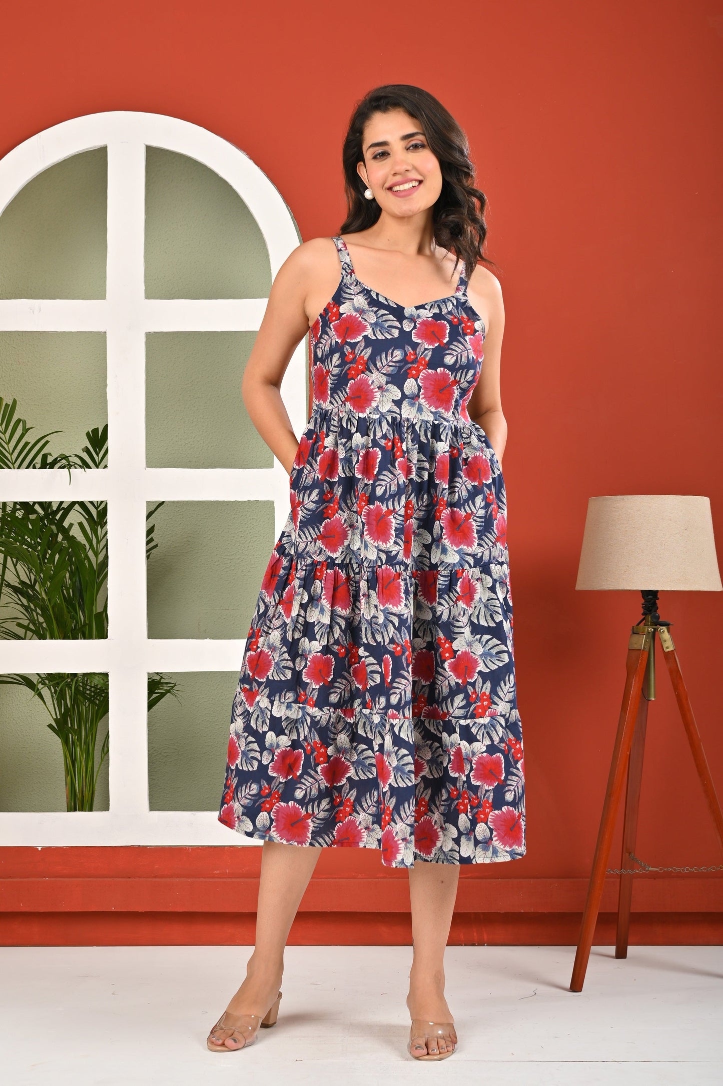 Multicolour Printed Dress