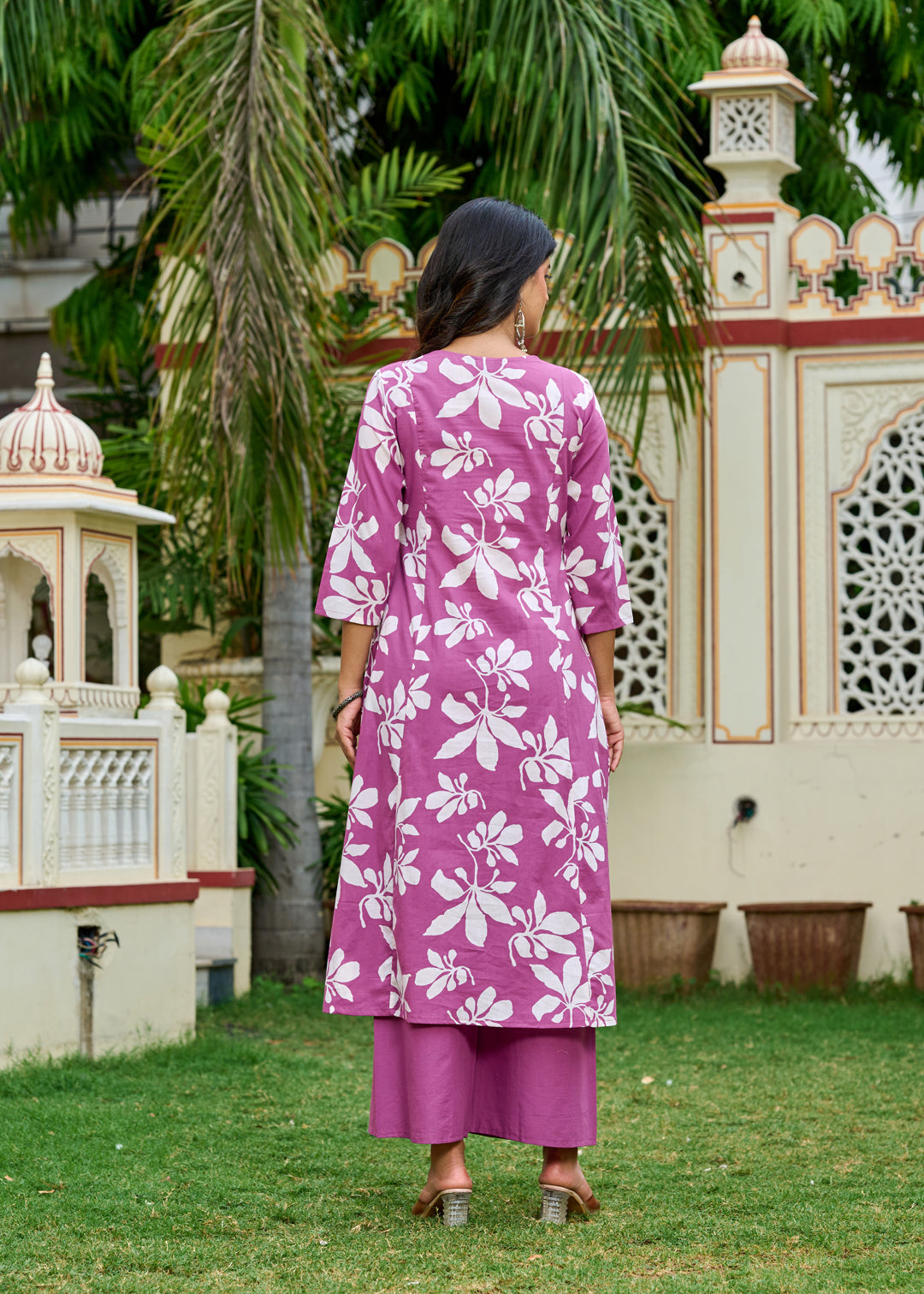 Mauve Printed Co-Ord Set