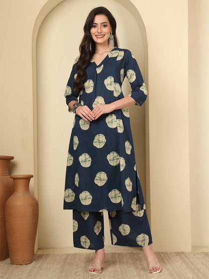 Blue Printed Co-Ord Set