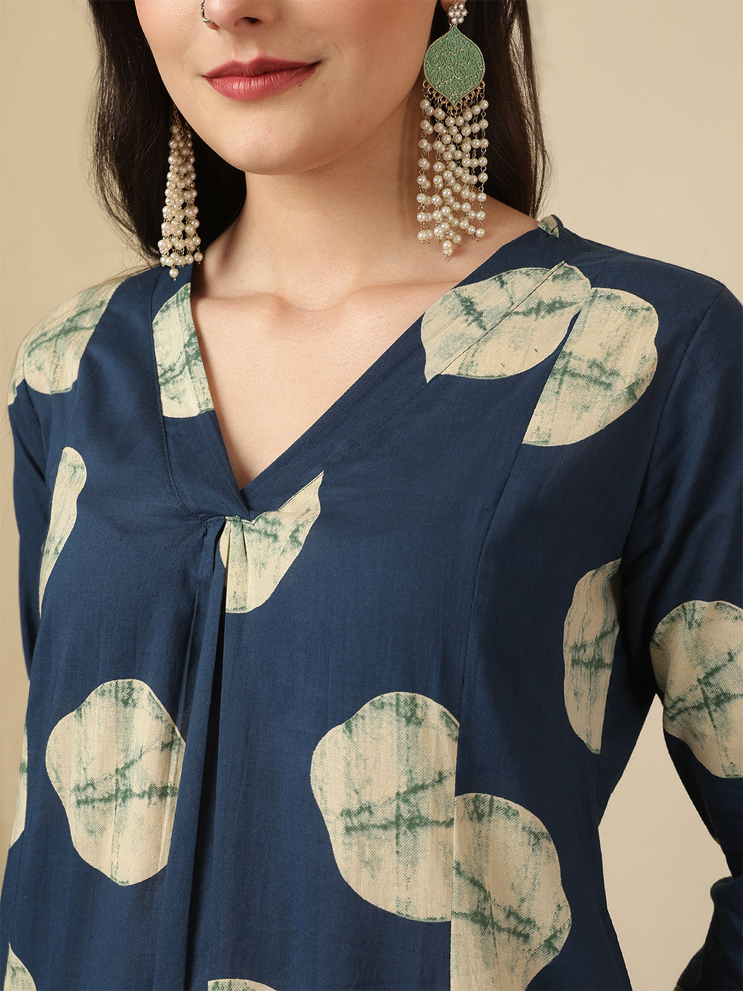 Blue Printed Co-Ord Set