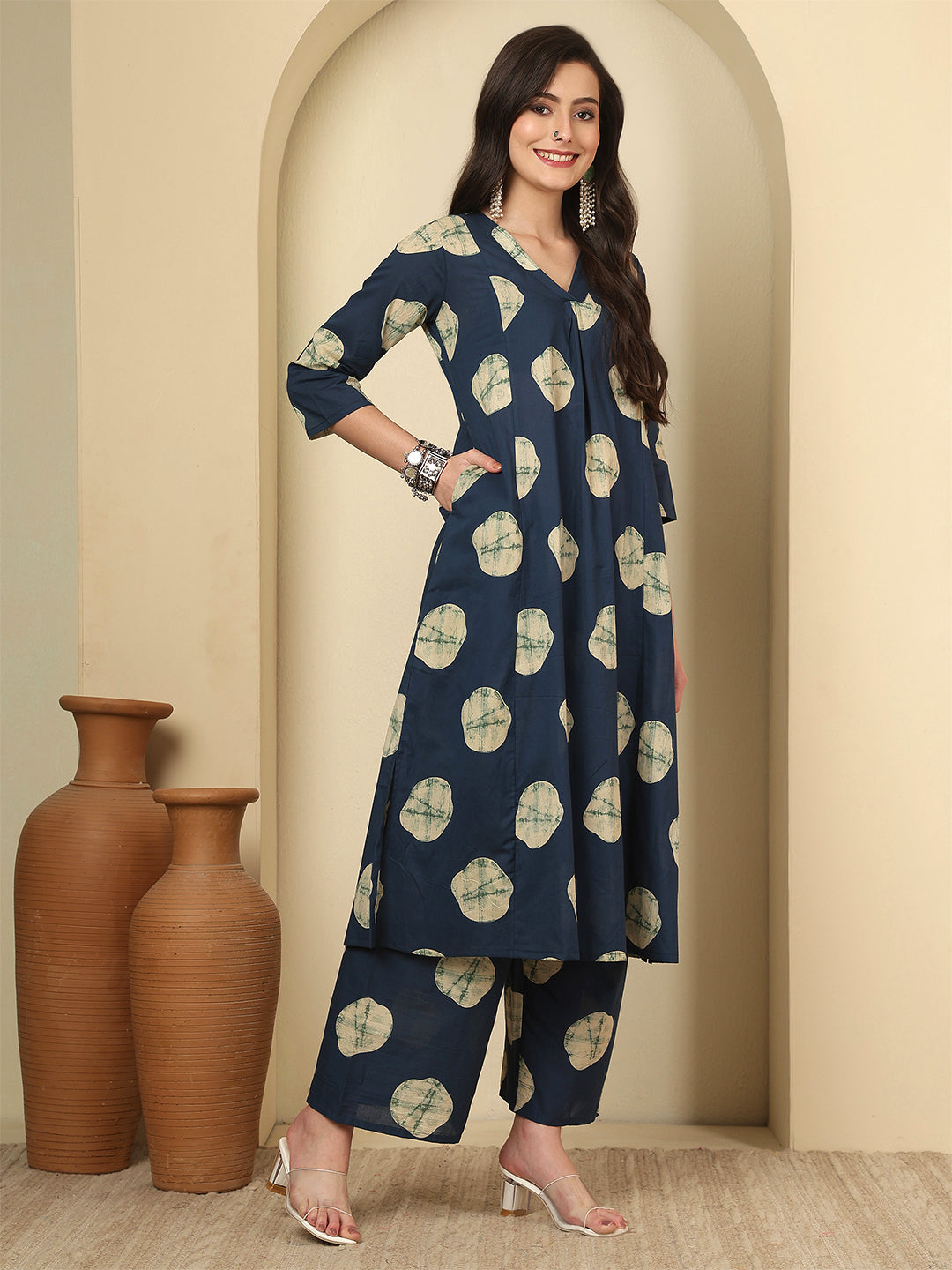 Blue Printed Co-Ord Set