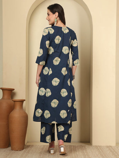 Blue Printed Co-Ord Set