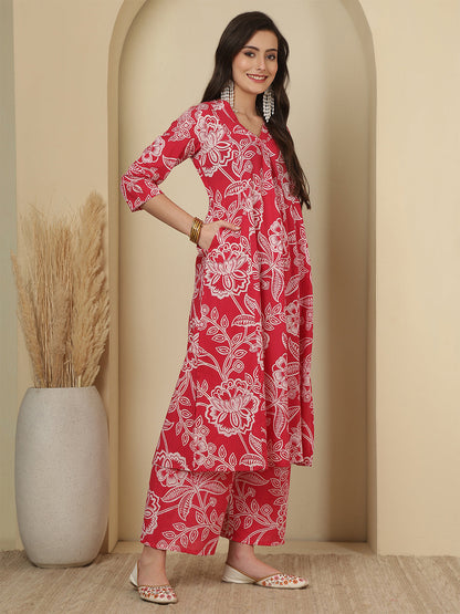 Pink Printed Co-Ord Set