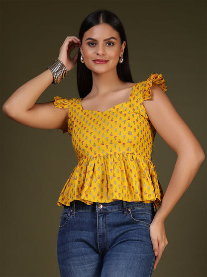 Nayo printed top – wholesale manufacturer & exporter from India