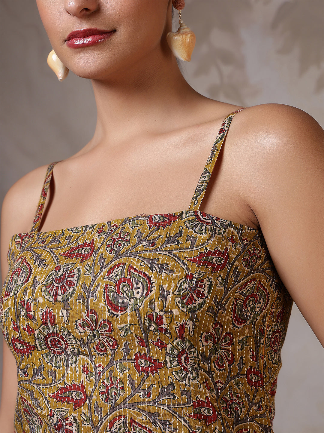 Multicolor Printed Straight Tunic