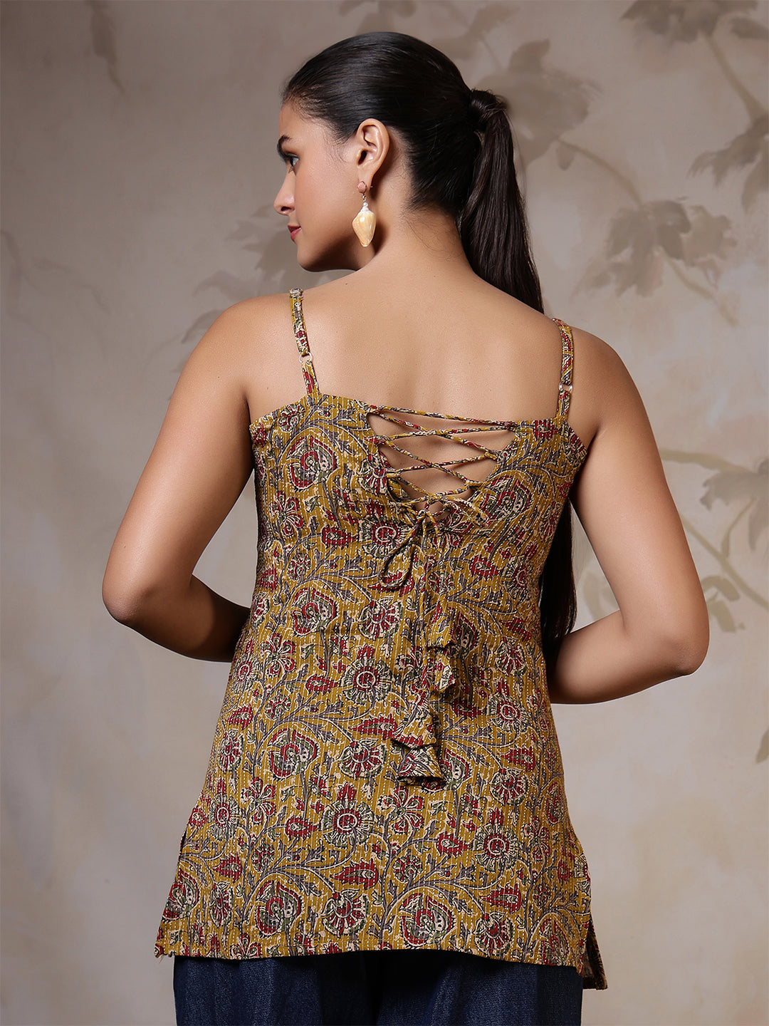Multicolor Printed Straight Tunic