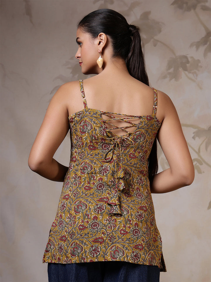Multicolor Printed Straight Tunic