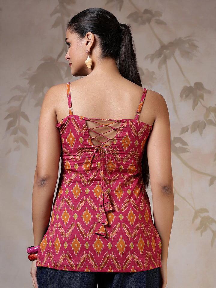 Multicolor Printed Straight Tunic