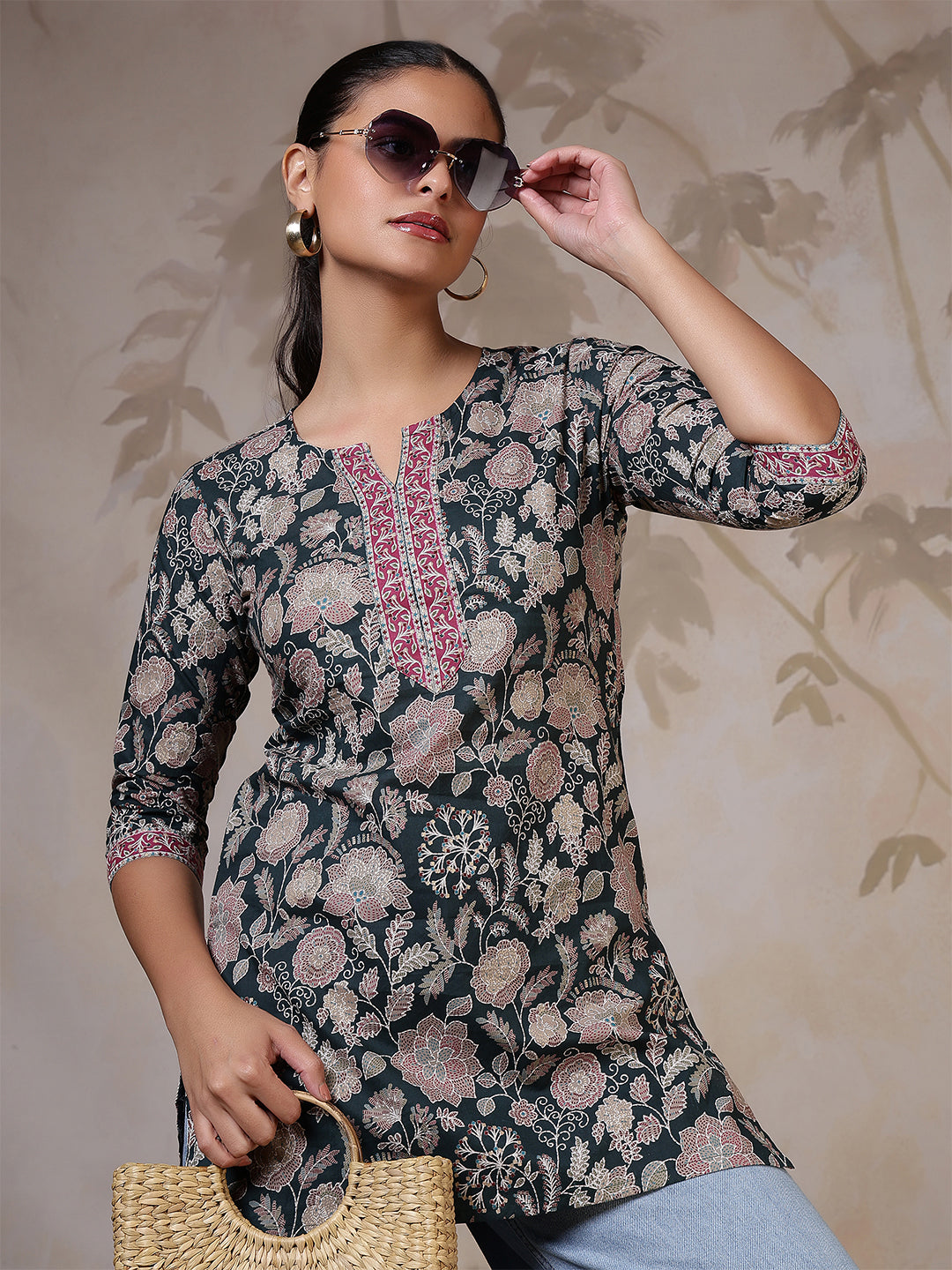 Nayo printed tunic – wholesale manufacturer & exporter from India