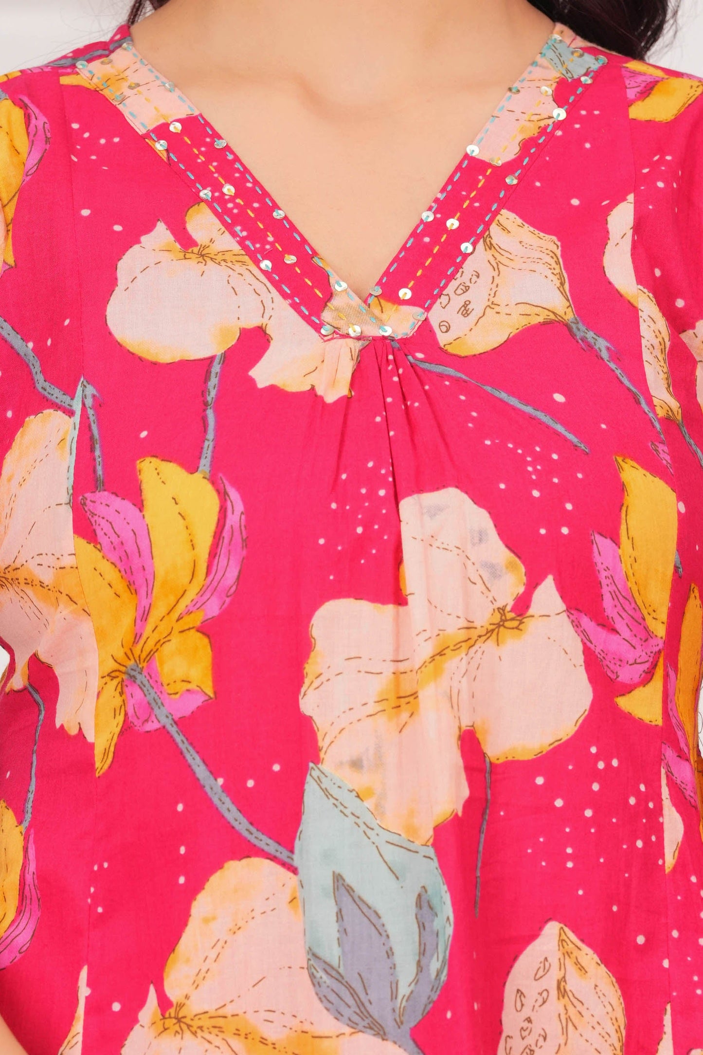 Printed Straight Kurta Set With Dupatta for Women