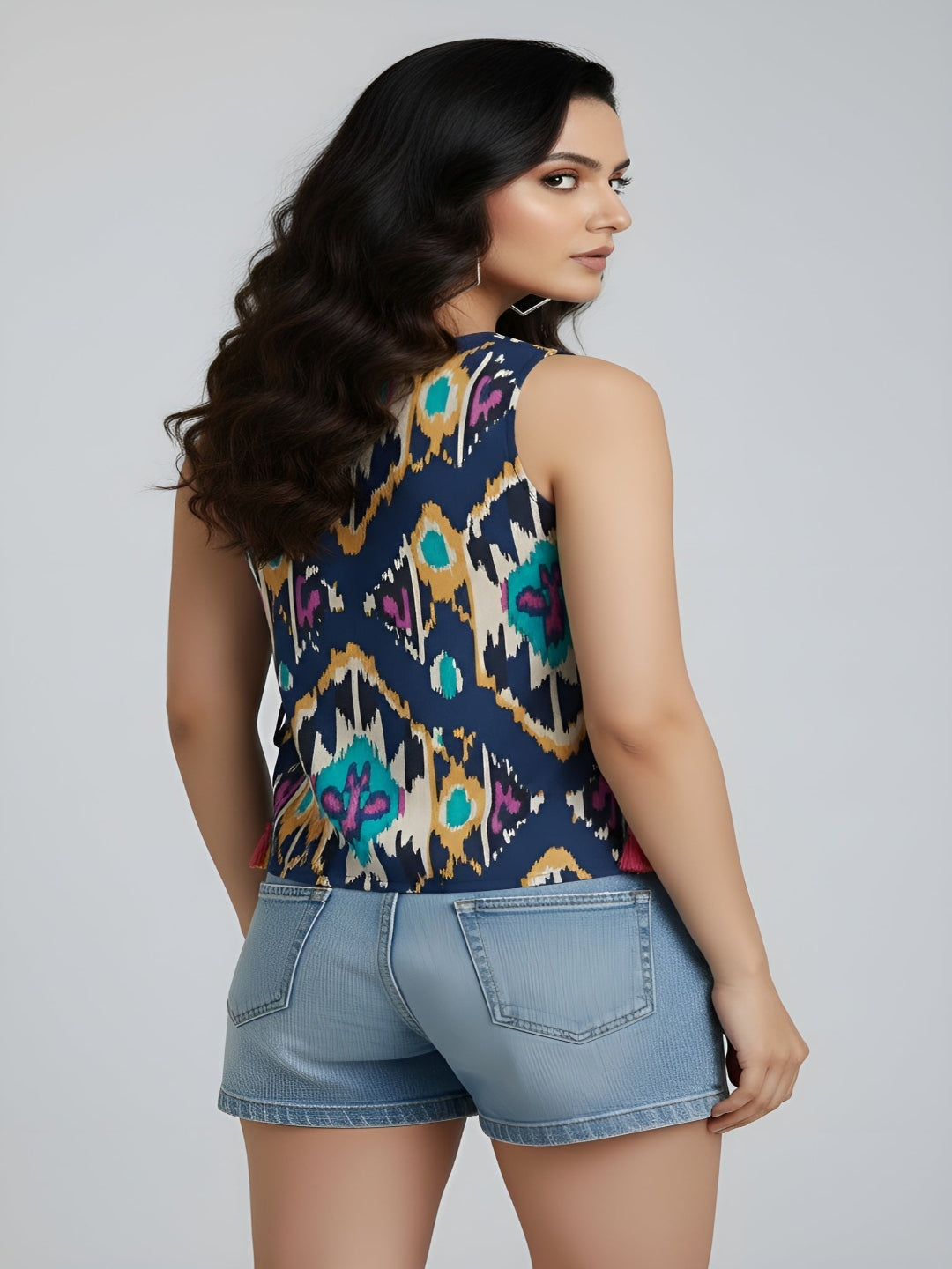 Women Multicolor Printed Top