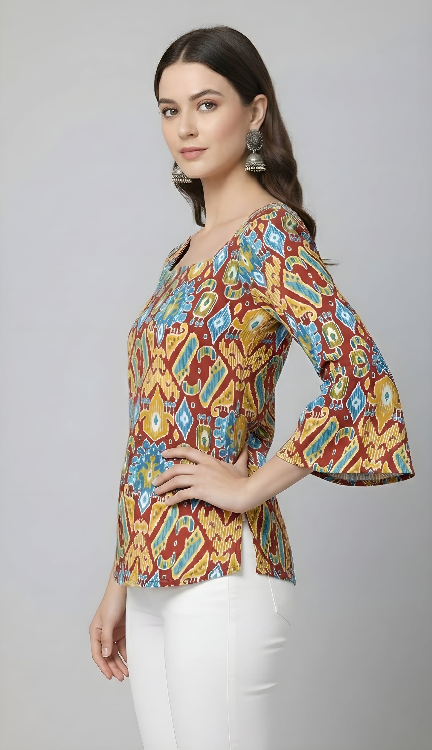 Women Printed Straight Tunic