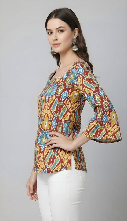 Women Printed Straight Tunic