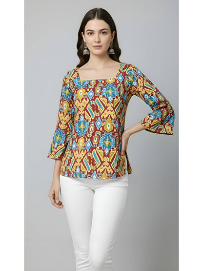 Women Printed Straight Tunic