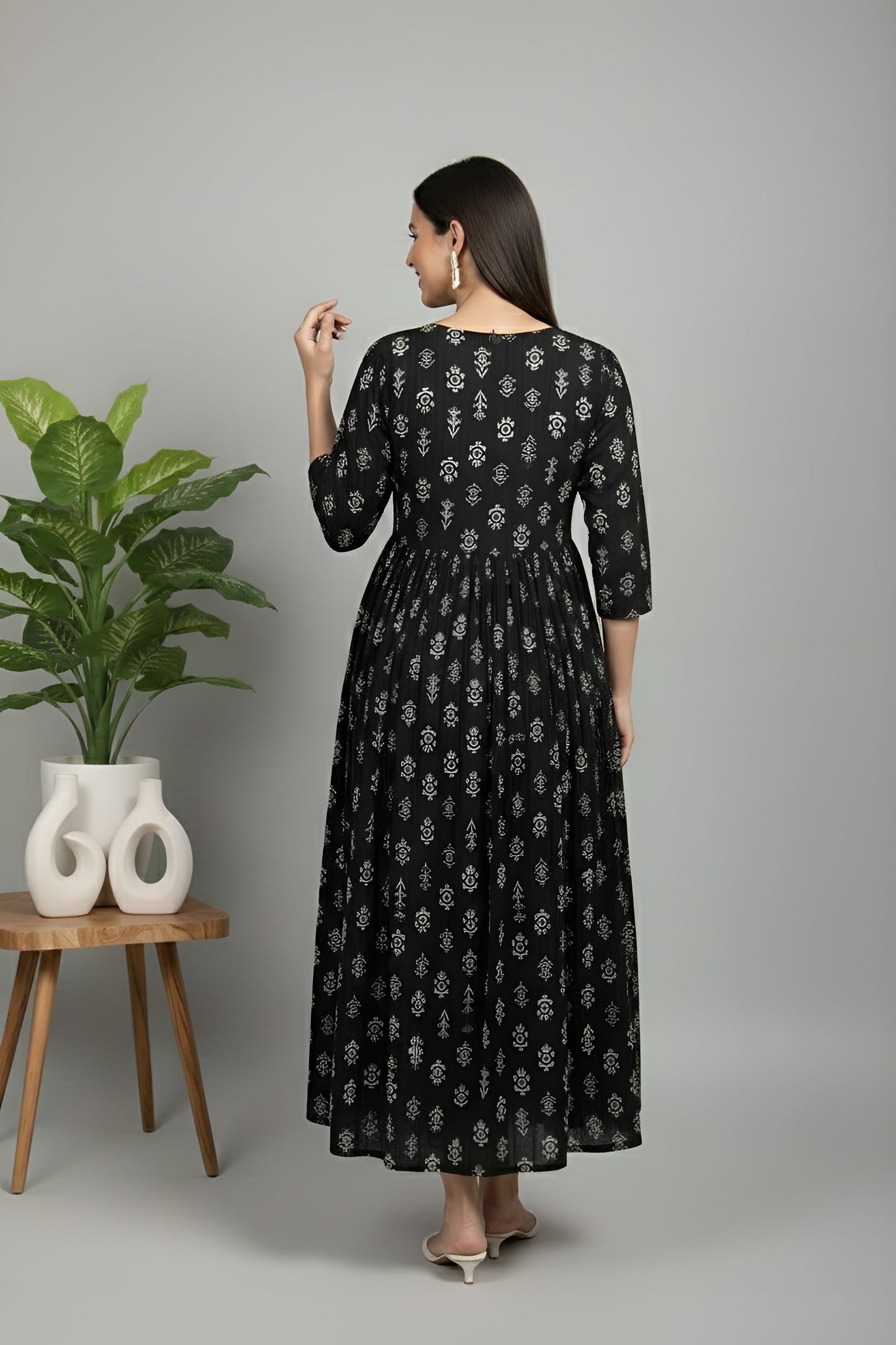 Ethnic Printed Dress for Women