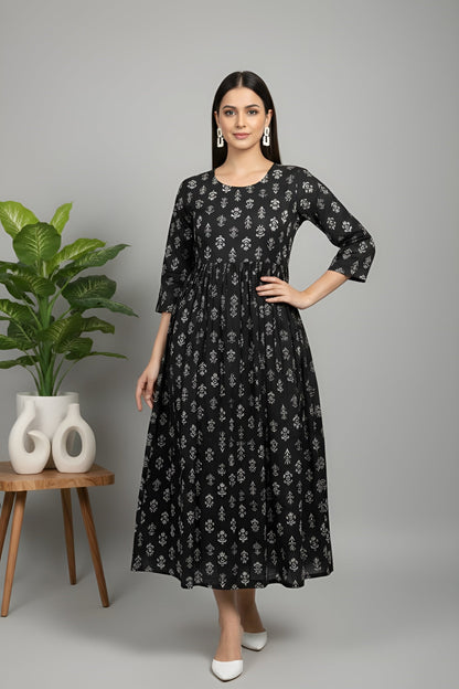 Ethnic Printed Dress for Women