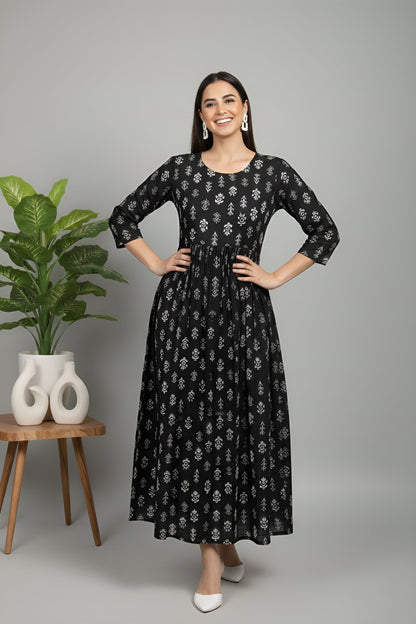Ethnic Printed Dress for Women