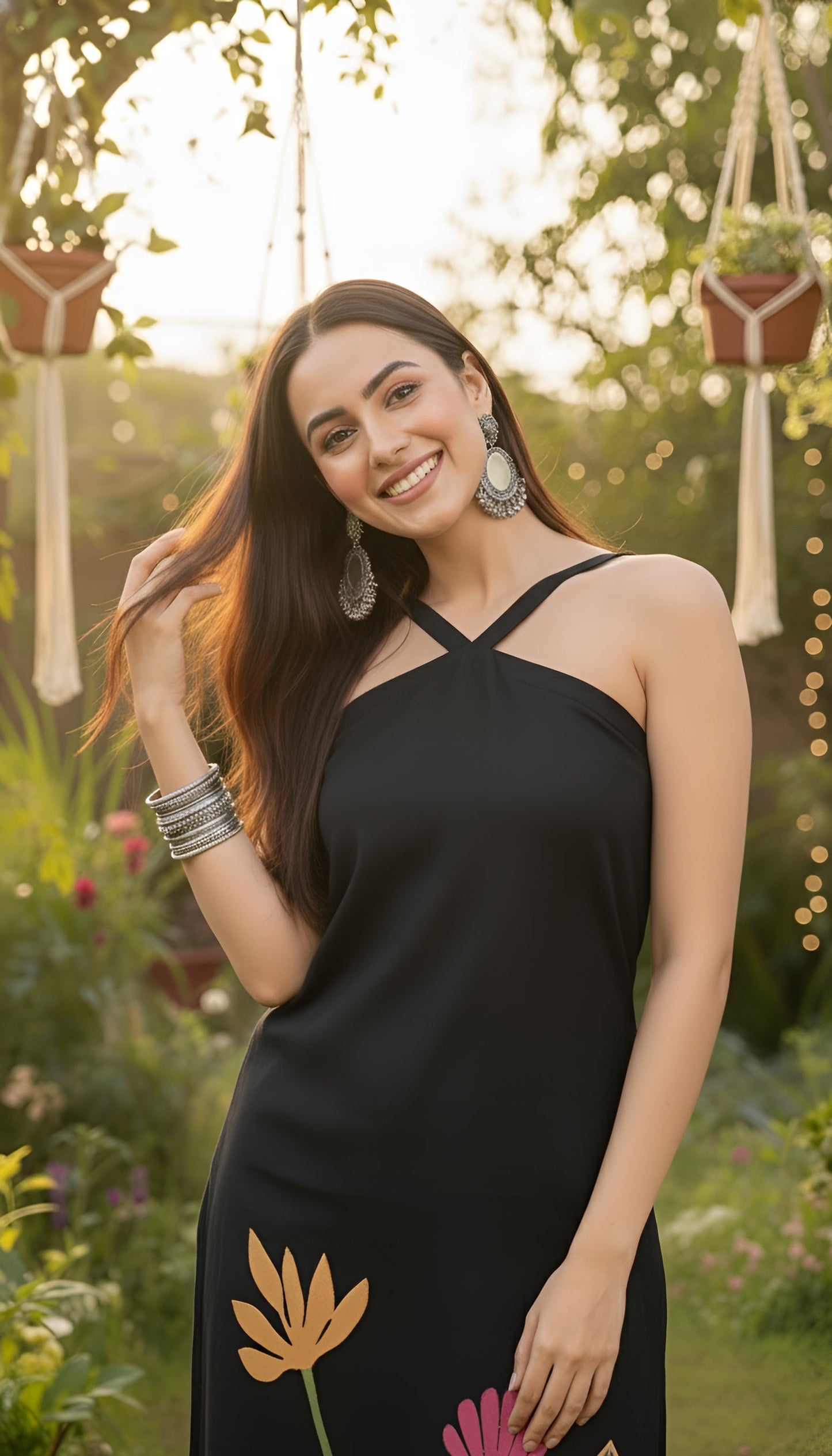 Printed Straight Sleeveless Kurta