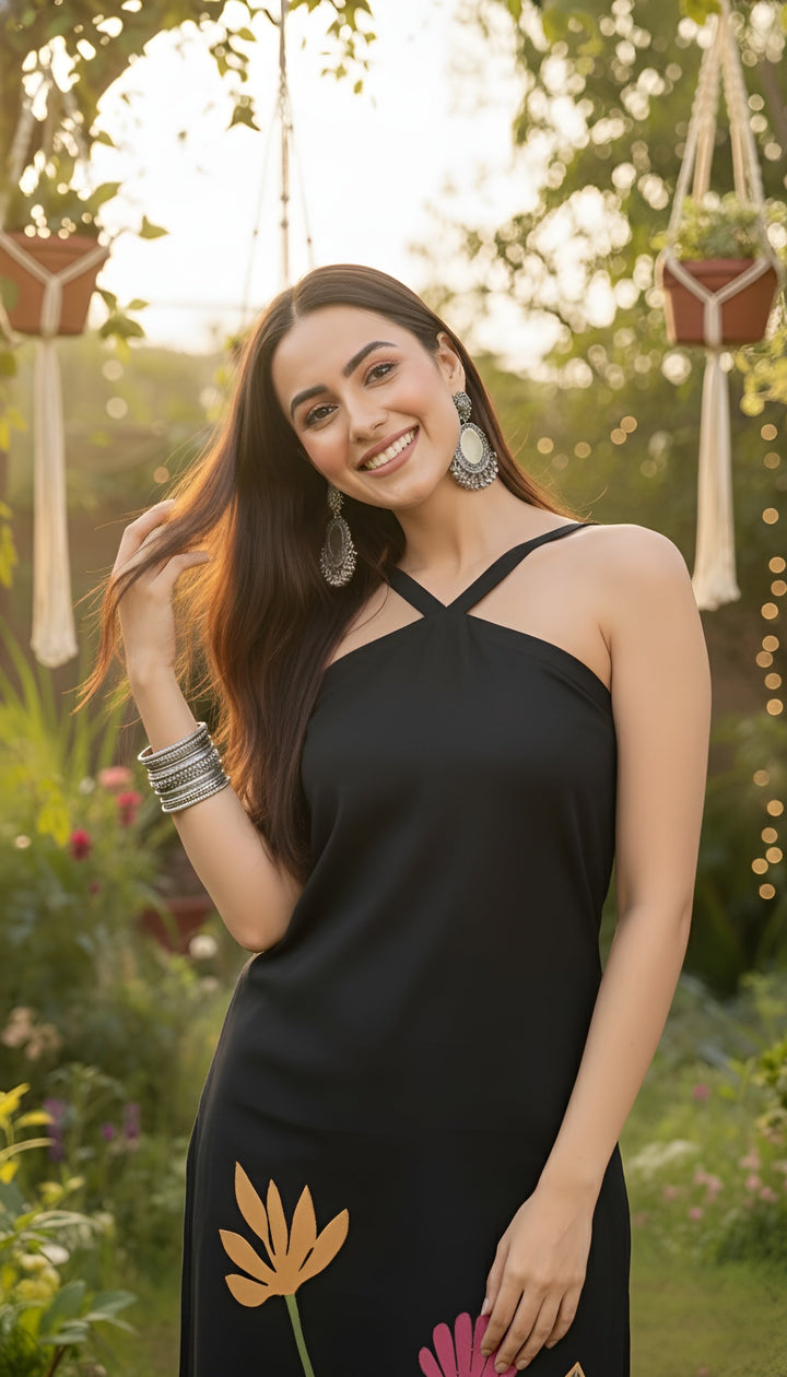Printed Straight Sleeveless Kurta