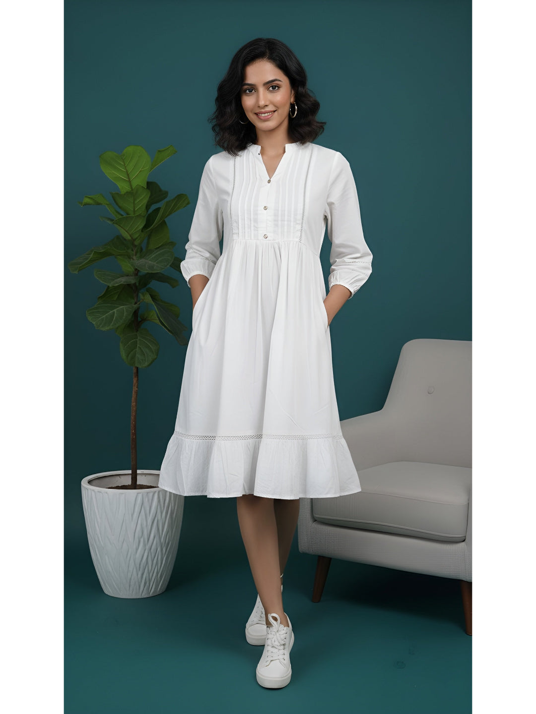 Solid Dress for Women