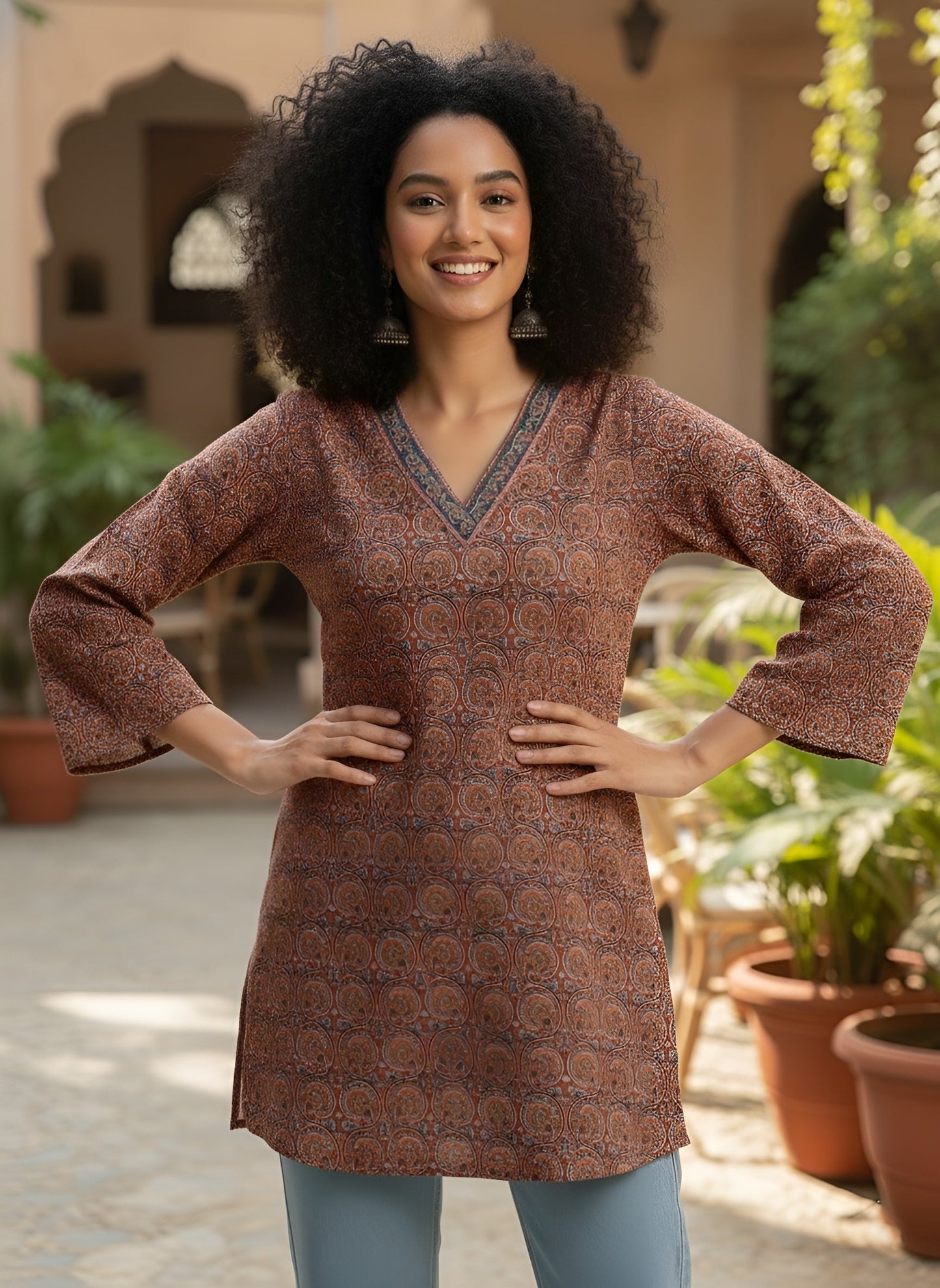 Women Printed Straight Tunic